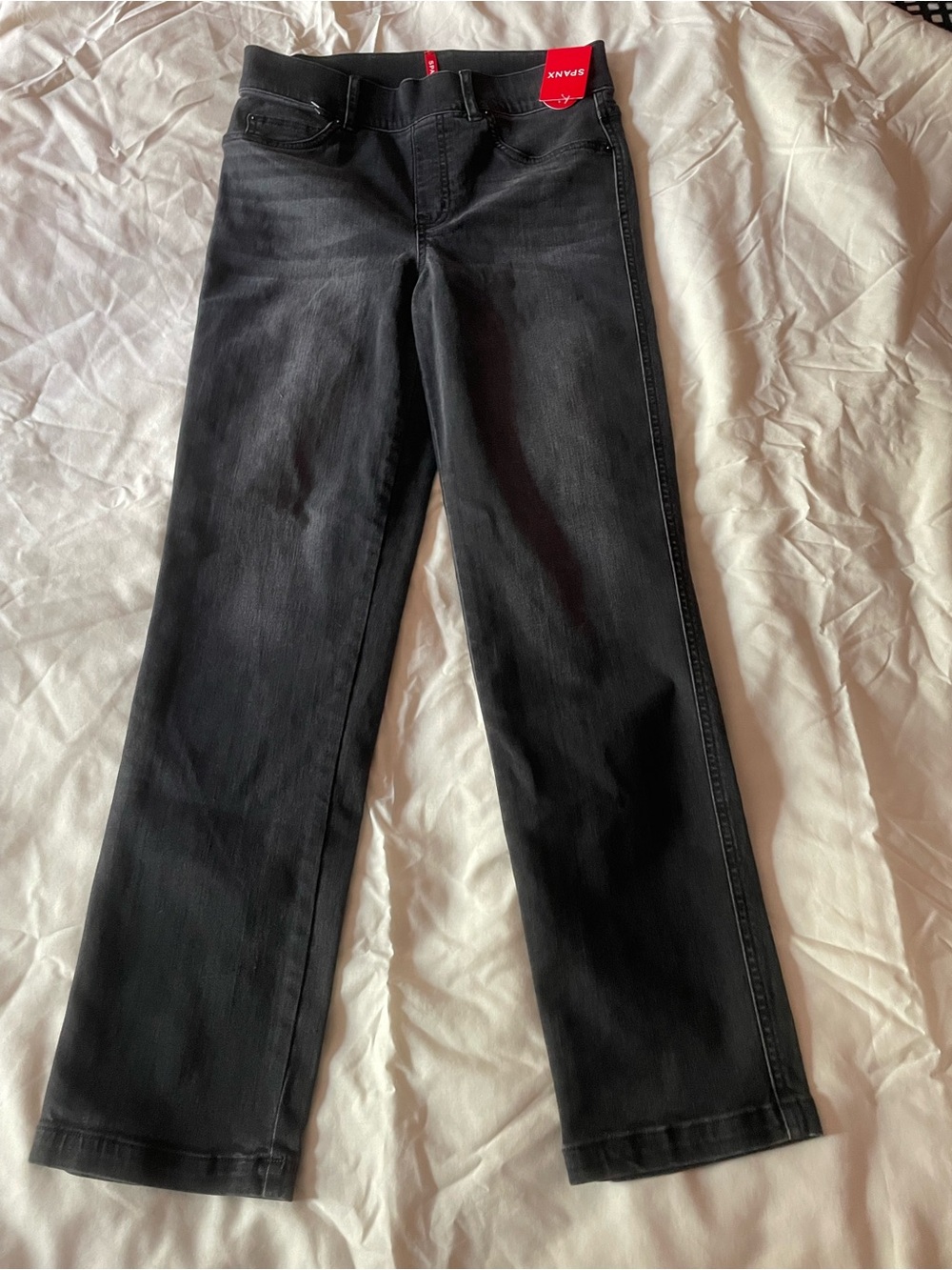SPANX Black Flare Jeans - Wide Leg Women's Denim